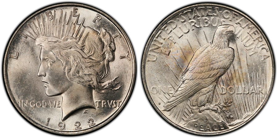 1922 Silver Dollars Price References