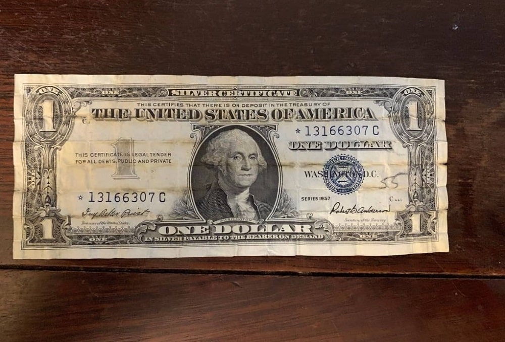 Value of the 1957 dollar bill